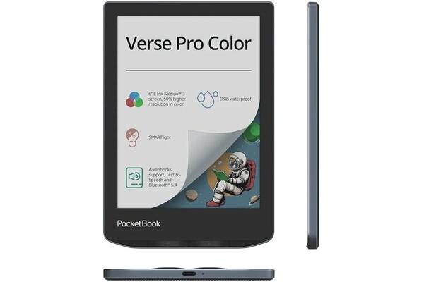Czytnik PocketBook Verse Pro 6 Color 16GB czarny