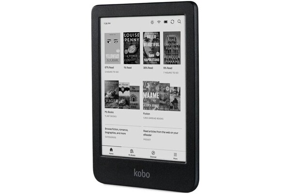 Czytnik Kobo Clara 16GB czarny - bez reklam