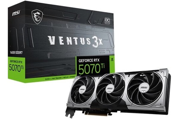Karta graficzna MSI RTX 5070 Ventus 3X OC 16GB GDDR7