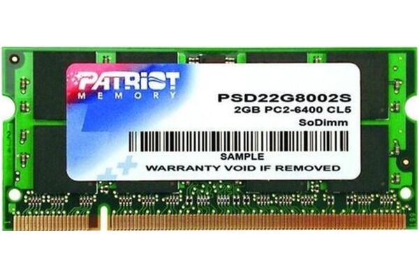 Pamięć RAM Patriot Signaturee 2GB DDR2 800MHz 1.8V 5CL
