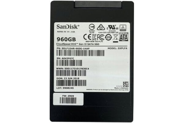 Dysk wewnętrzny Seagate ZA960CV1A002 BarraCuda SSD SATA (2.5") 960GB