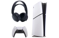 Konsola Sony PlayStation 5 Slim Digital 1TB biało-czarny + Słuchawki Sony