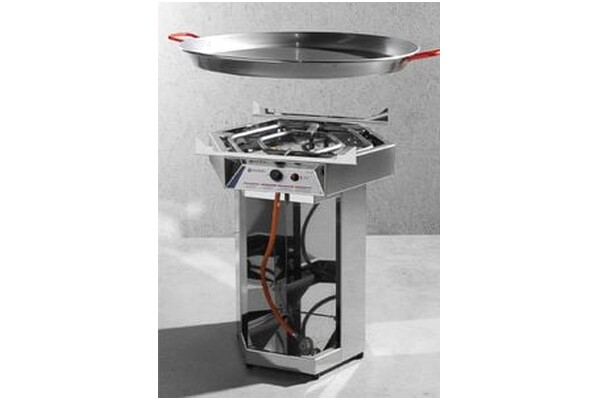 Grill gazowy Hendi Fiesta 600 palniki 2szt moc 4.8kW