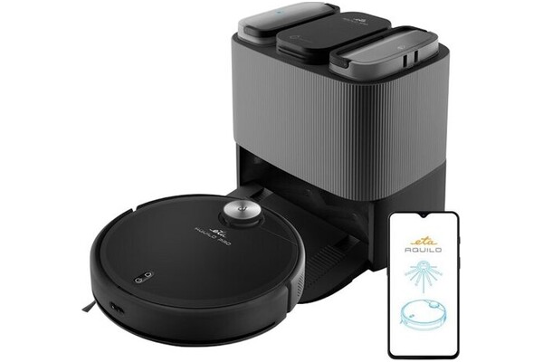 Odkurzacz ETA 724390000 robot sprzątający z pojemnikiem czarny