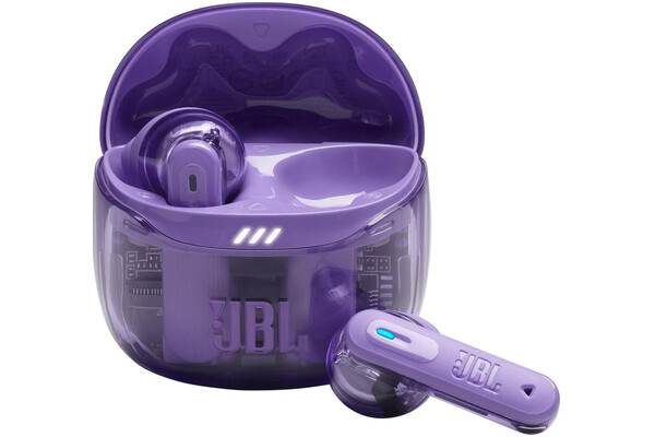Słuchawki JBL Tune Flex Dokanałowe Bezprzewodowe fioletowy