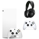 Konsola Microsoft Xbox Series X biały + słuchawki STEELSERIES