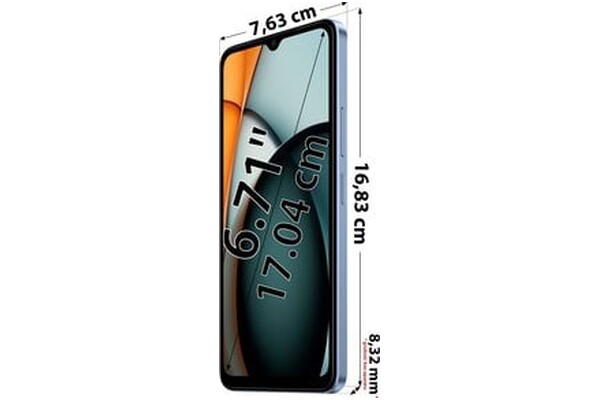 Smartfon Xiaomi Redmi A3 niebieski 6.71" 3.0GB/64.0GB