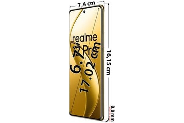 Smartfon realme 12 Pro 5G beżowy 6.70" 12.0GB/256.0GB