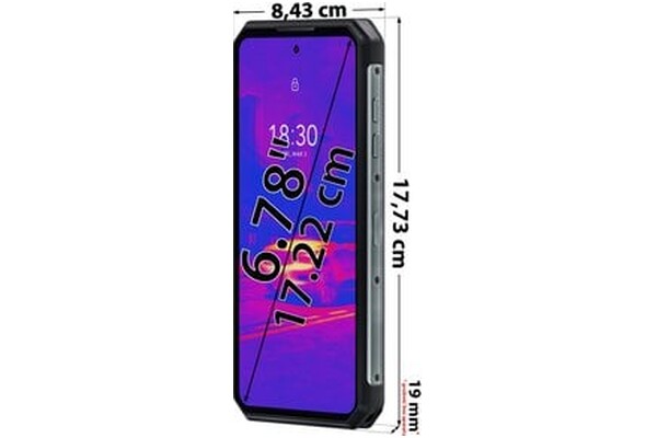 Smartfon OUKITEL WP 21 czarny 6.78" 12.0GB/256.0GB