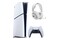 Konsola Sony PlayStation 5 Slim Digital biało-czarny + słuchawki STEELSERIES