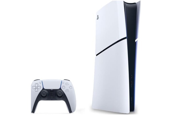 Konsola Sony PlayStation 5 Slim Digital 1TB biało-czarny + pad bezprzewodowy DualSense