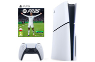 Konsola Sony PlayStation 5 Slim 1TB biało-czarny + EA Sports FC 25 + pad bezprzewodowy DualSense