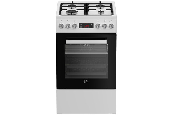 Kuchnia Beko FSM52332DWDT płyta gazowa, piekarnik elektryczny