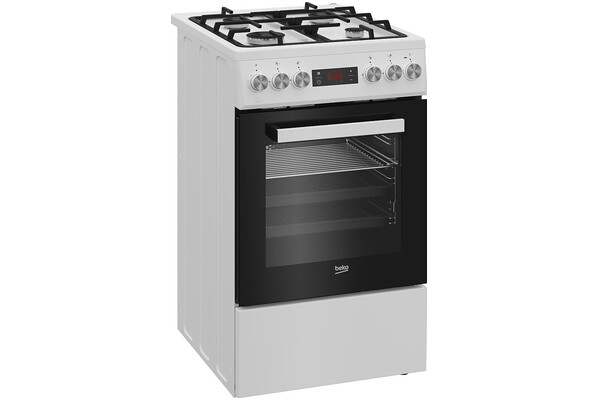Kuchnia Beko FSM52332DWDT płyta gazowa, piekarnik elektryczny