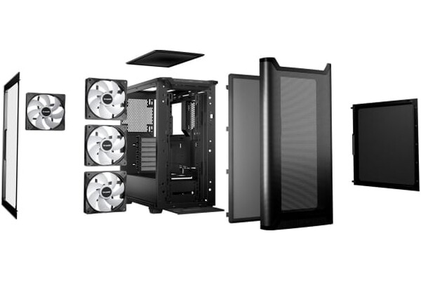 Obudowa PC be quiet! Pure Base 501 Midi Tower czarny