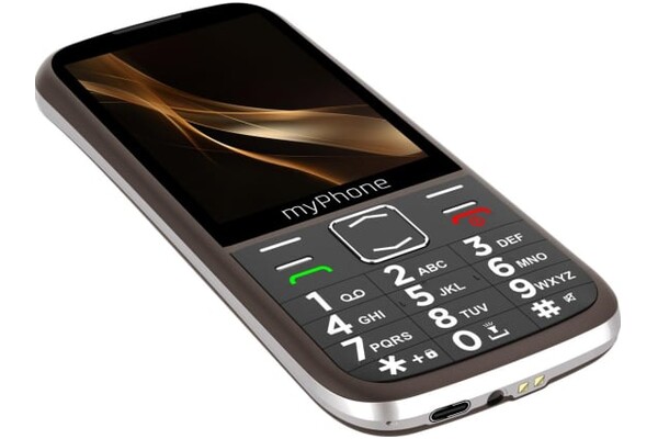 Smartfon myPhone Halo 4 Plus brązowy 3.50" poniżej 0.1GB/poniżej 0.5GB