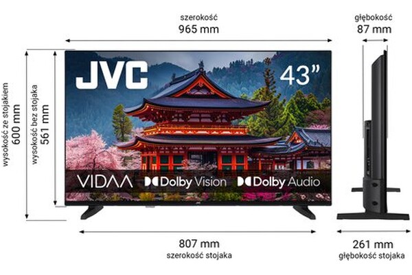 Telewizor JVC LT43VD3500 43" 4K Ultra HD