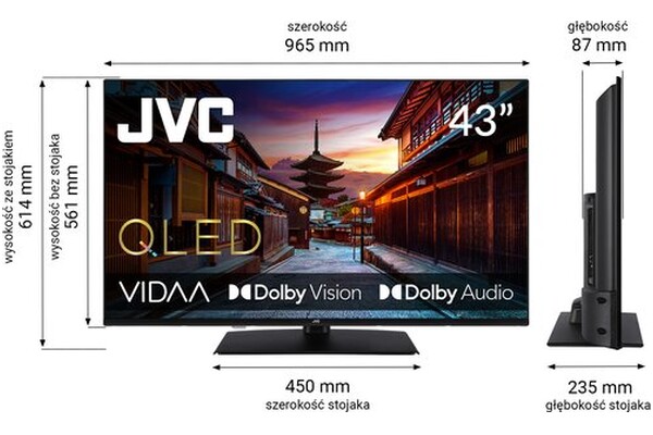 Telewizor JVC LT43VDQ3500 43" 4K Ultra HD