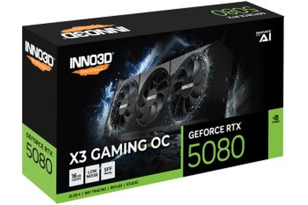 Karta graficzna Inno3D RTX 5080 X3 Gaming OC 16GB GDDR7