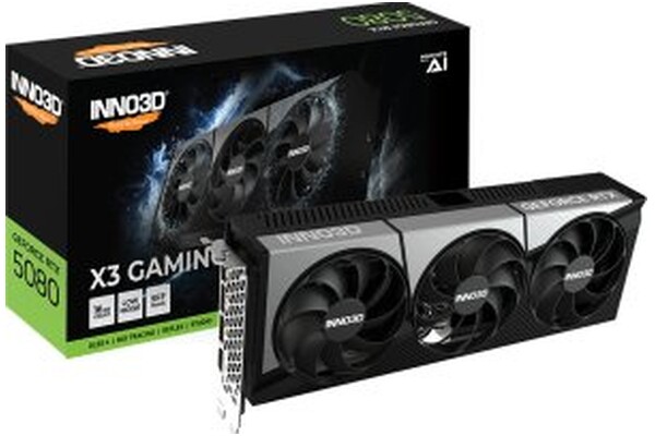 Karta graficzna Inno3D RTX 5080 X3 Gaming OC 16GB GDDR7