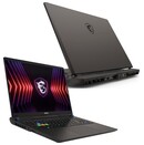 Laptop MSI Vector 16 16.0" Intel Core i9 14900HX NVIDIA GeForce RTX 4080 16GB 1TB SSD Windows 11 Home szary