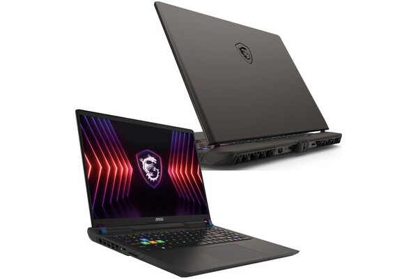Laptop MSI Vector 16 16.0" Intel Core i9 14900HX NVIDIA GeForce RTX 4080 16GB 1TB SSD Windows 11 Home szary