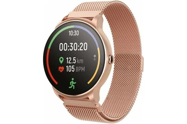 Smartwatch FOREVER SB330 Forevive 1.30" różowo-złoty