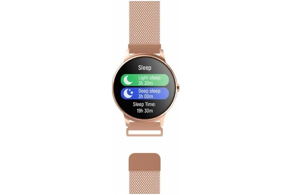 Smartwatch FOREVER SB330 Forevive 1.30" różowo-złoty