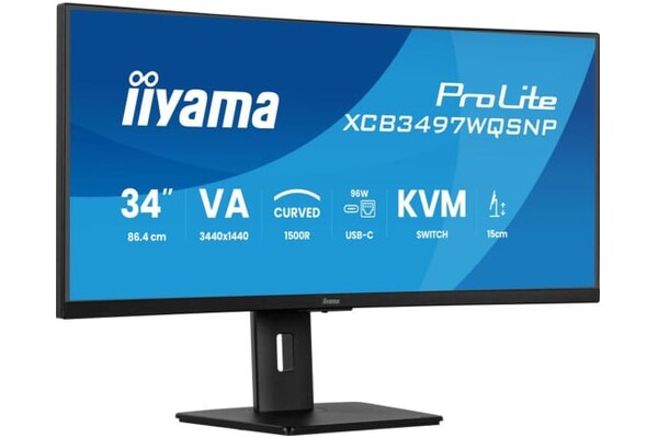 Monitor 34.0" IIYAMA XCB3497WQSNP-B1 czarny