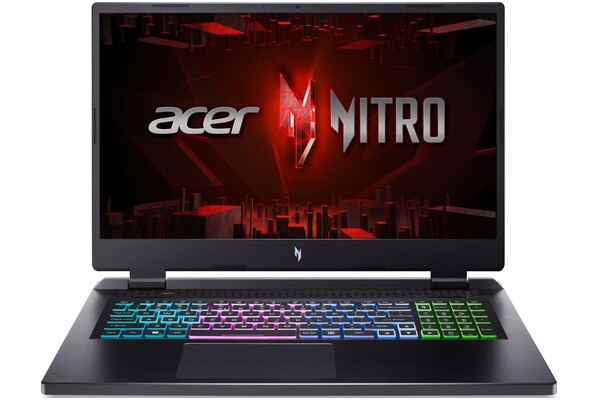 Laptop ACER Nitro 17 17.3" Intel Core i7 13700HX NVIDIA GeForce RTX 4060 16GB 1TB SSD Windows 11 Home czarny