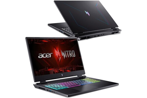 Laptop ACER Nitro 17 17.3" Intel Core i5 13500HX NVIDIA GeForce RTX 4060 16GB 1TB SSD czarny