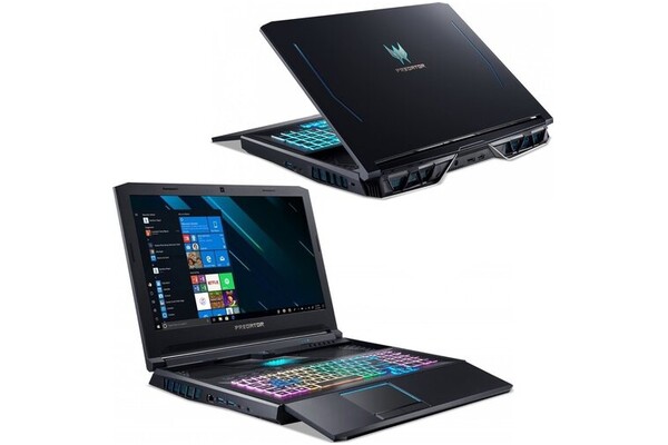 Laptop ACER Predator Helios 700 17.3" Intel Core i9 10980HK NVIDIA GeForce RTX 2080 Super 64GB 1TB SSD Windows 10 Home czarny