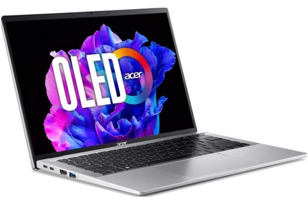 Laptop ACER Swift Go 14 14.0" Intel Core Ultra 7 155H Intel Arc 32GB 1TB SSD M.2 Windows 11 Home srebrny