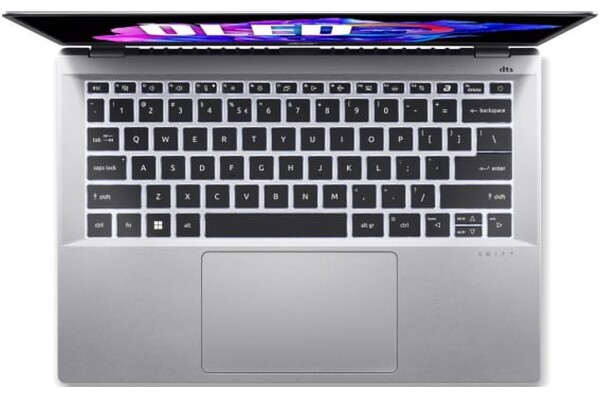 Laptop ACER Swift Go 14 14.0" Intel Core Ultra 7 155H Intel Arc 32GB 1TB SSD M.2 Windows 11 Home srebrny