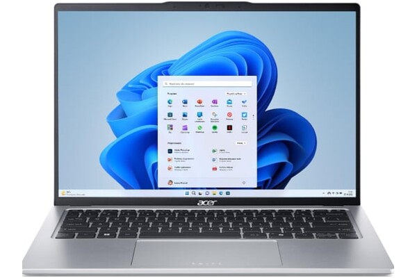 Laptop ACER Swift Go 14 14.0" Intel Core Ultra 5 125H Intel 16GB 1TB SSD M.2 Windows 11 Home srebrny