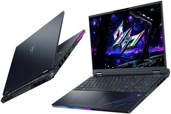 Laptop ACER Predator Helios 16 16.0" Intel Core Ultra 9 275HX NVIDIA GeForce RTX 5090 64GB 1TB SSD Windows 11 Professional czarny