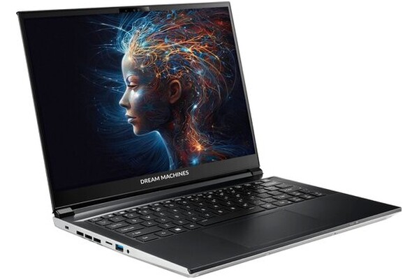 Laptop Dream Machines 14.0" Intel Core Ultra 7 155H NVIDIA GeForce RTX 4060 32GB 1TB SSD szaro-czarny