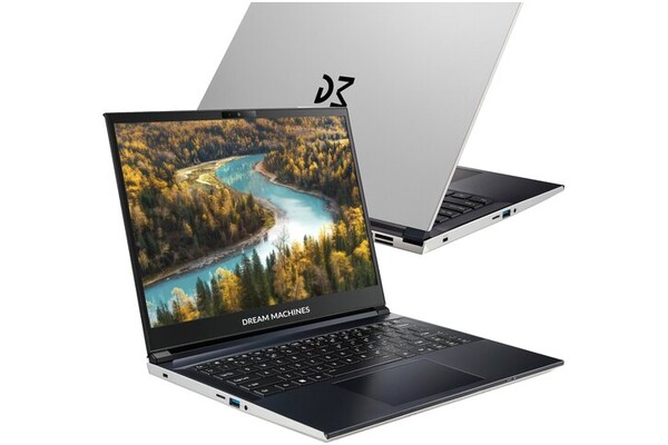 Laptop Dream Machines 14.0" Intel Core Ultra 7 155H Intel Arc 16GB 1TB SSD szaro-czarny