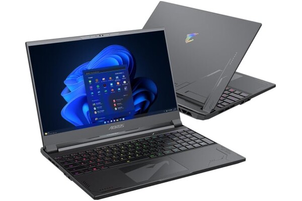 Laptop GIGABYTE Aorus 15X 15.6" Intel Core i7 13650HX NVIDIA GeForce RTX 4070 32GB 2TB SSD M.2 Windows 11 Home szary