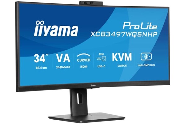 Monitor 34.0" IIYAMA XCB3497WQSNPH-B1 czarny