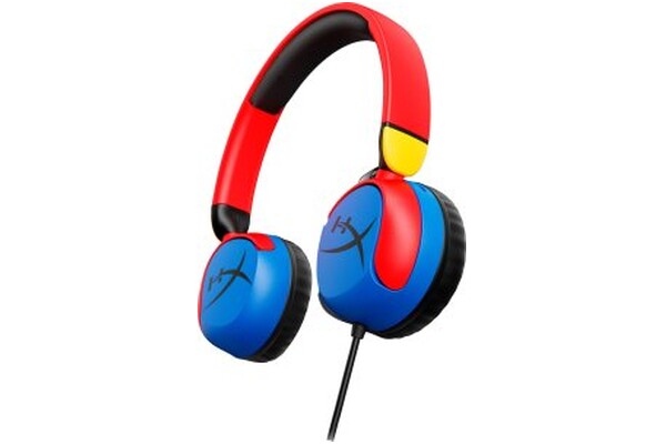 Słuchawki HYPERX Cloud Nauszne Przewodowe niebiesko-czerwony