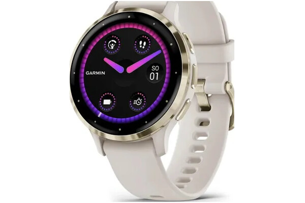 Smartwatch Garmin Venu 3S 1.20" beżowy