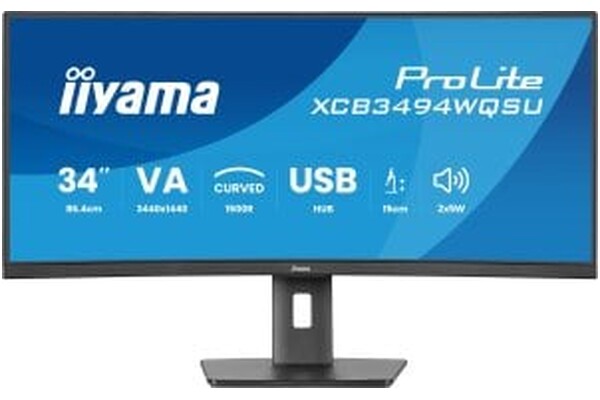Monitor 34.0" IIYAMA XCB3494WQSU-B1 czarny