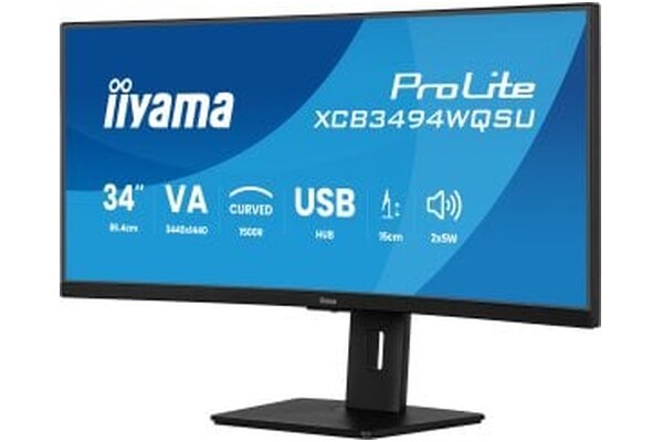 Monitor 34.0" IIYAMA XCB3494WQSU-B1 czarny