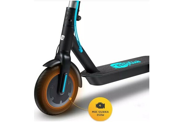 Hulajnoga MOTUS Scooty 8.5 25.0km czarno-niebieski