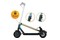 Hulajnoga MOTUS Scooty 8.5 25.0km czarno-niebieski