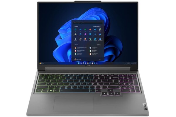 Laptop Lenovo Legion Slim 5 16.0" AMD Ryzen 7 7435HS NVIDIA GeForce RTX 4060 32GB 512GB SSD M.2 Windows 11 Home szary