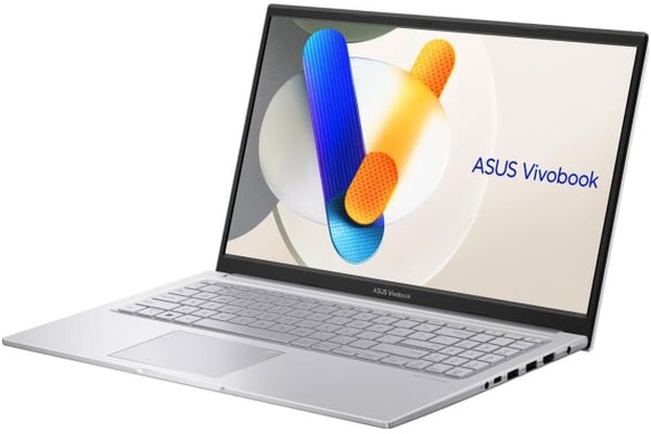 Laptop ASUS Vivobook 15 15.6" Intel Core i5 1334U INTEL Iris Xe 16GB 512GB SSD M.2 Windows 11 Home srebrny