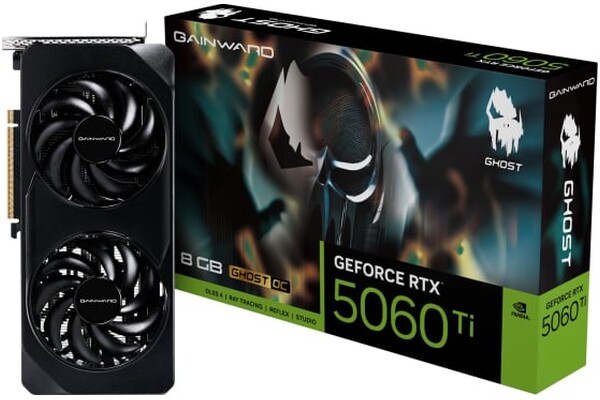 Karta graficzna GAINWARD RTX 5060 Ti Ghost OC 8GB GDDR7