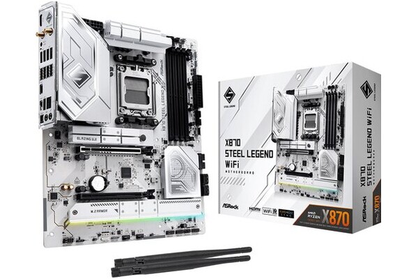 Płyta główna ASrock X870 Steel Legend WiFi Socket AM5 AMD X870 GDDR5 ATX